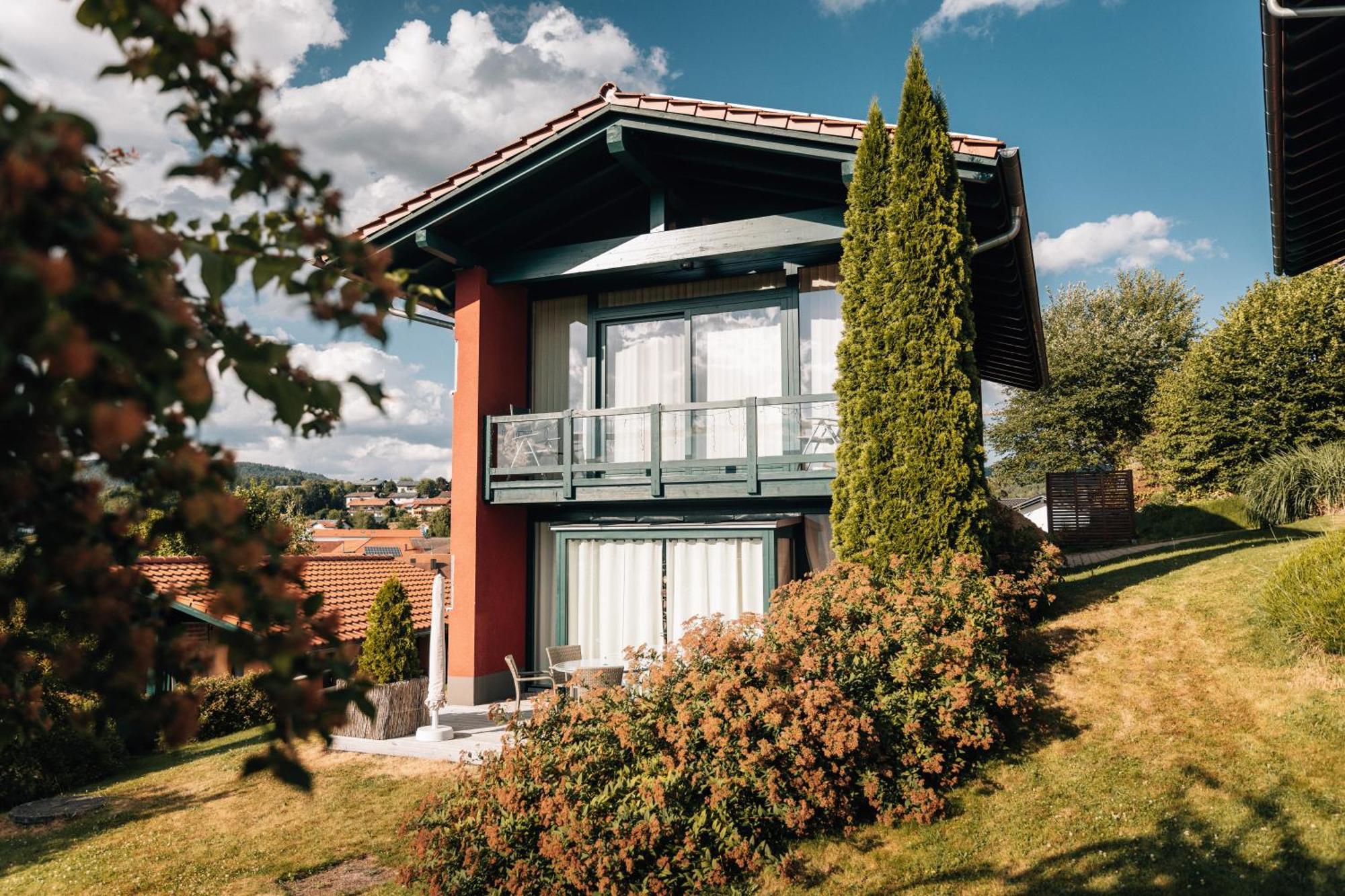 Suedlaendisches Chalet Mit Hauseigener Sauna Viechtach Esterno foto
